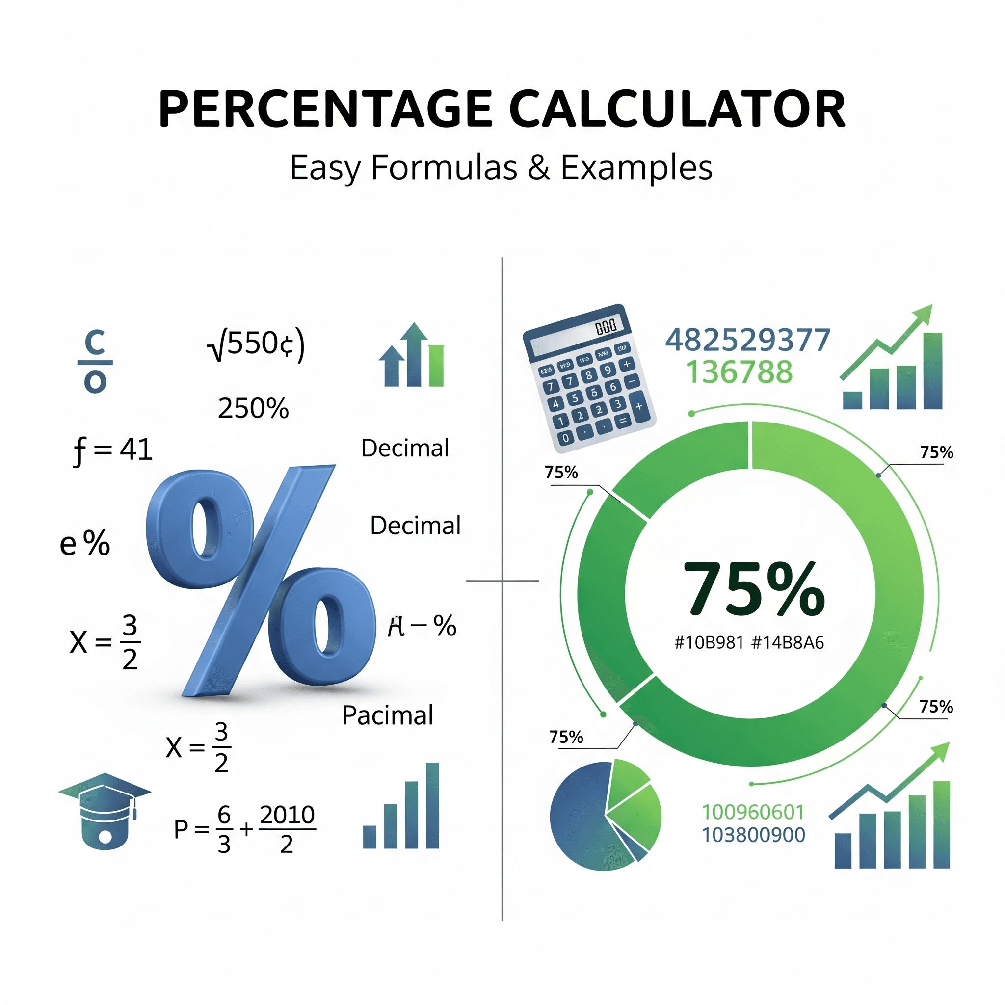 How to Calculate Percentage: Easy Formula, Examples & Calculator