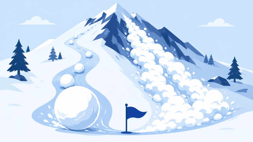 Debt snowball vs avalanche calculator illustration comparing two debt payoff strategies