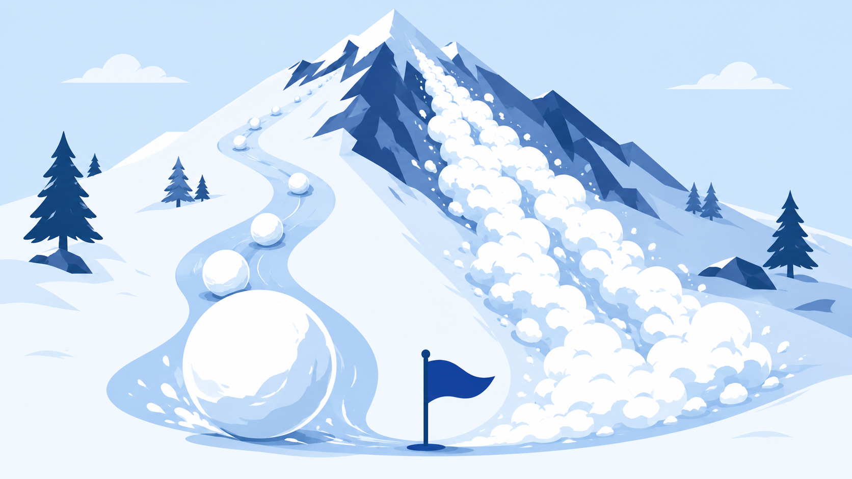 Debt snowball vs avalanche calculator illustration comparing two debt payoff strategies