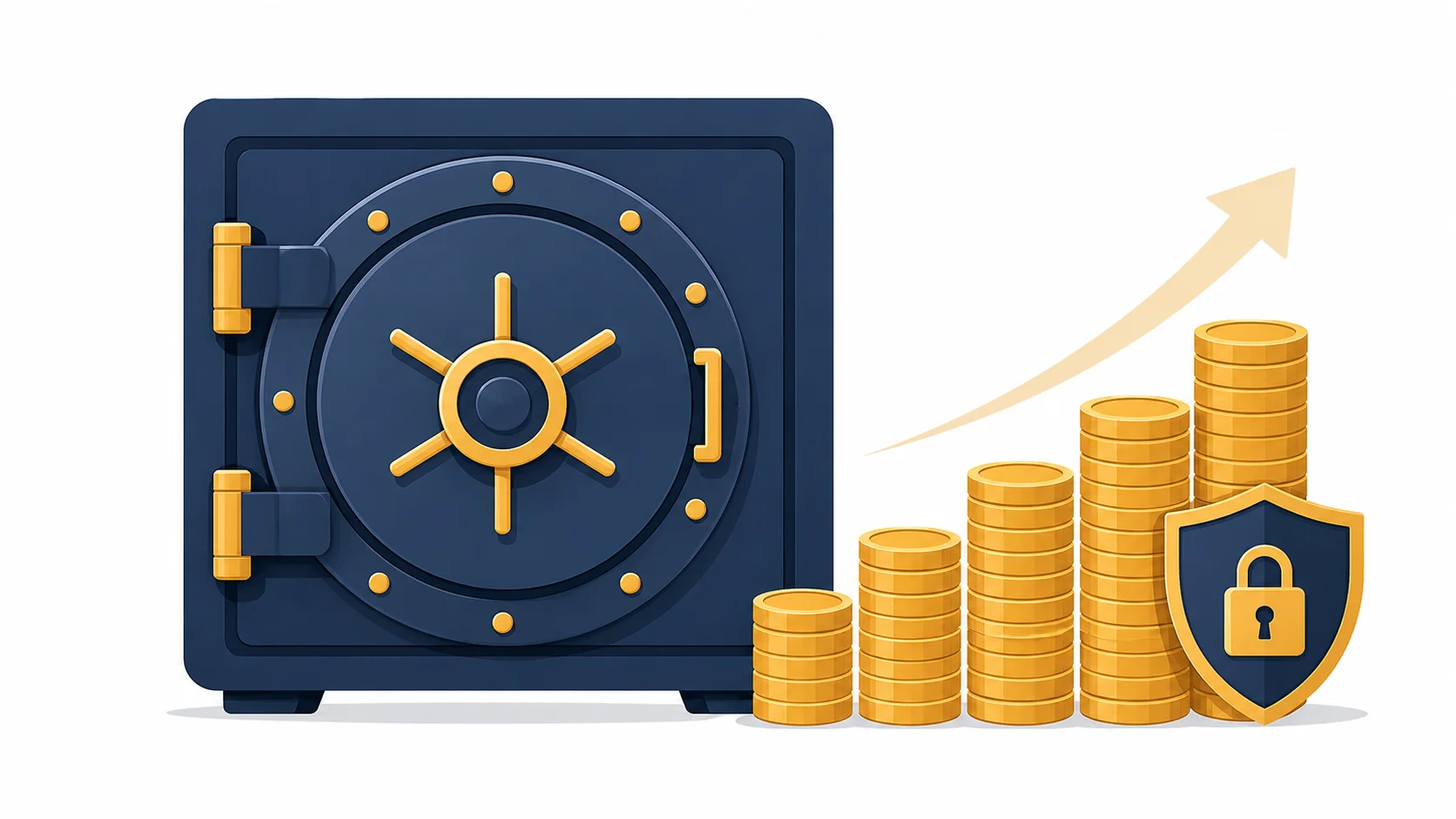 CD calculator illustration showing certificate of deposit growth over time