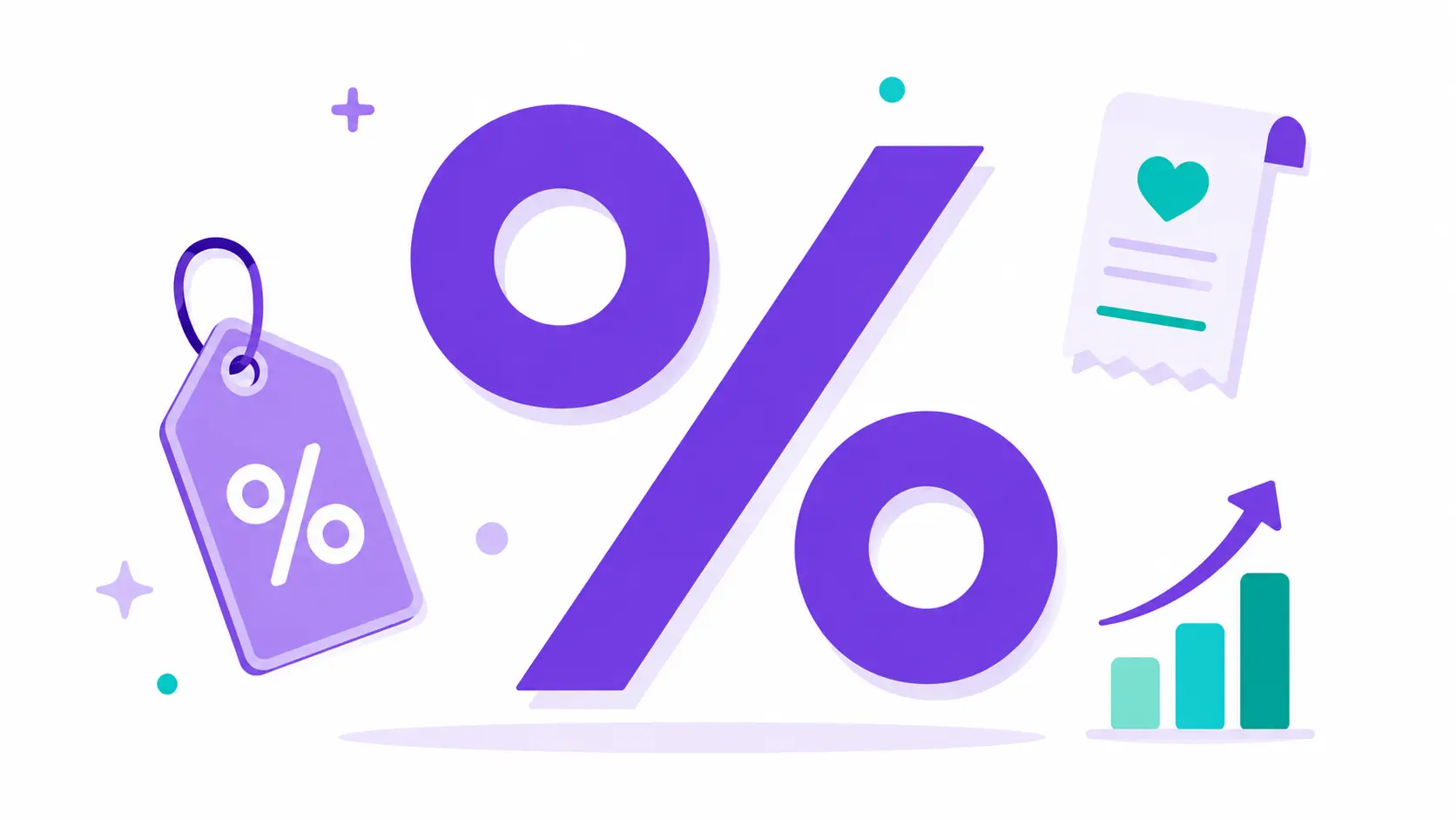 Learn the three core percentage formulas with real examples for discounts, tips, and percentage change, without the confusion.