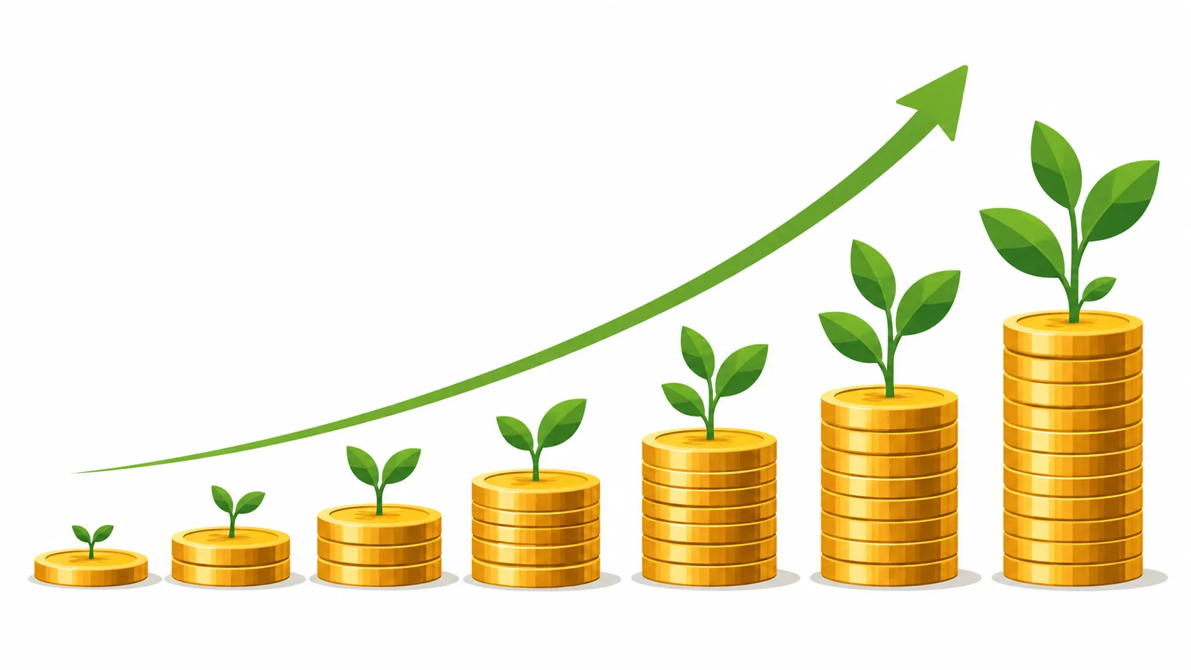 Step-up SIP calculator illustration showing increasing monthly investment contributions